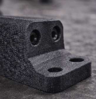 PA12-CF Oberfläche und Layerstruktur