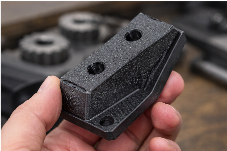 PETG-CF Layerstruktur