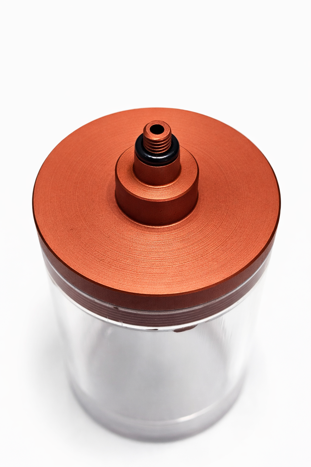 BleedPress Unterseite und Anschlussgewinde