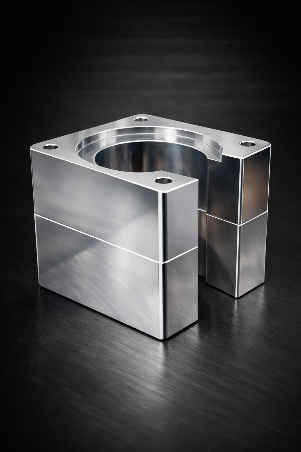 CNC-gefräster Servo-Halter für 750W Servomotoren